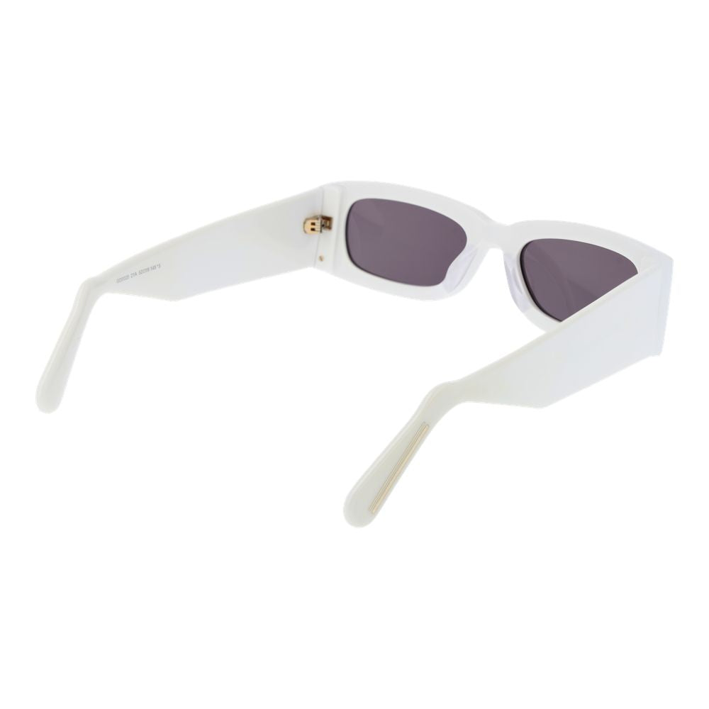 GCDS Weiße Unisex-Sonnenbrille