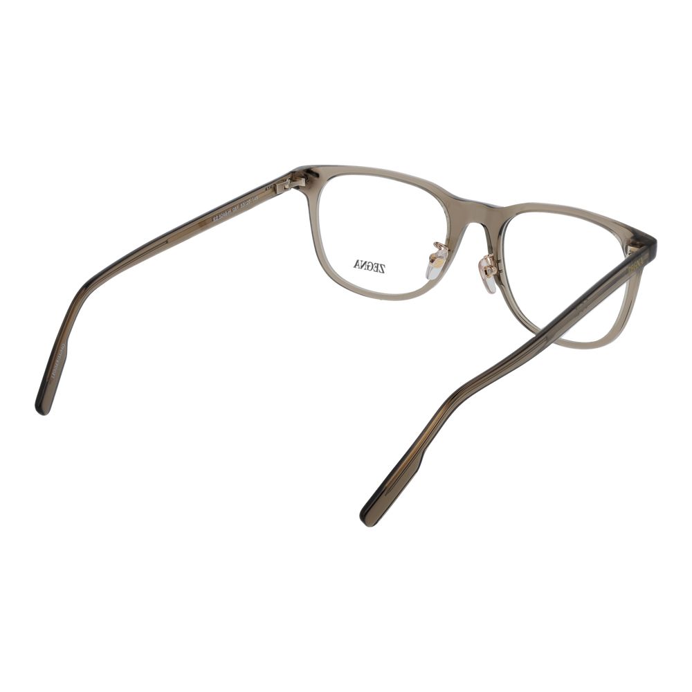 Ermenegildo Zegna Brown Acetate Glasses (Frames)