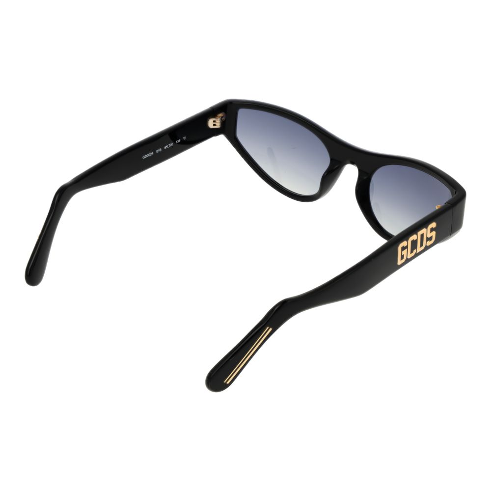 Ochelari de soare unisex negri GCDS