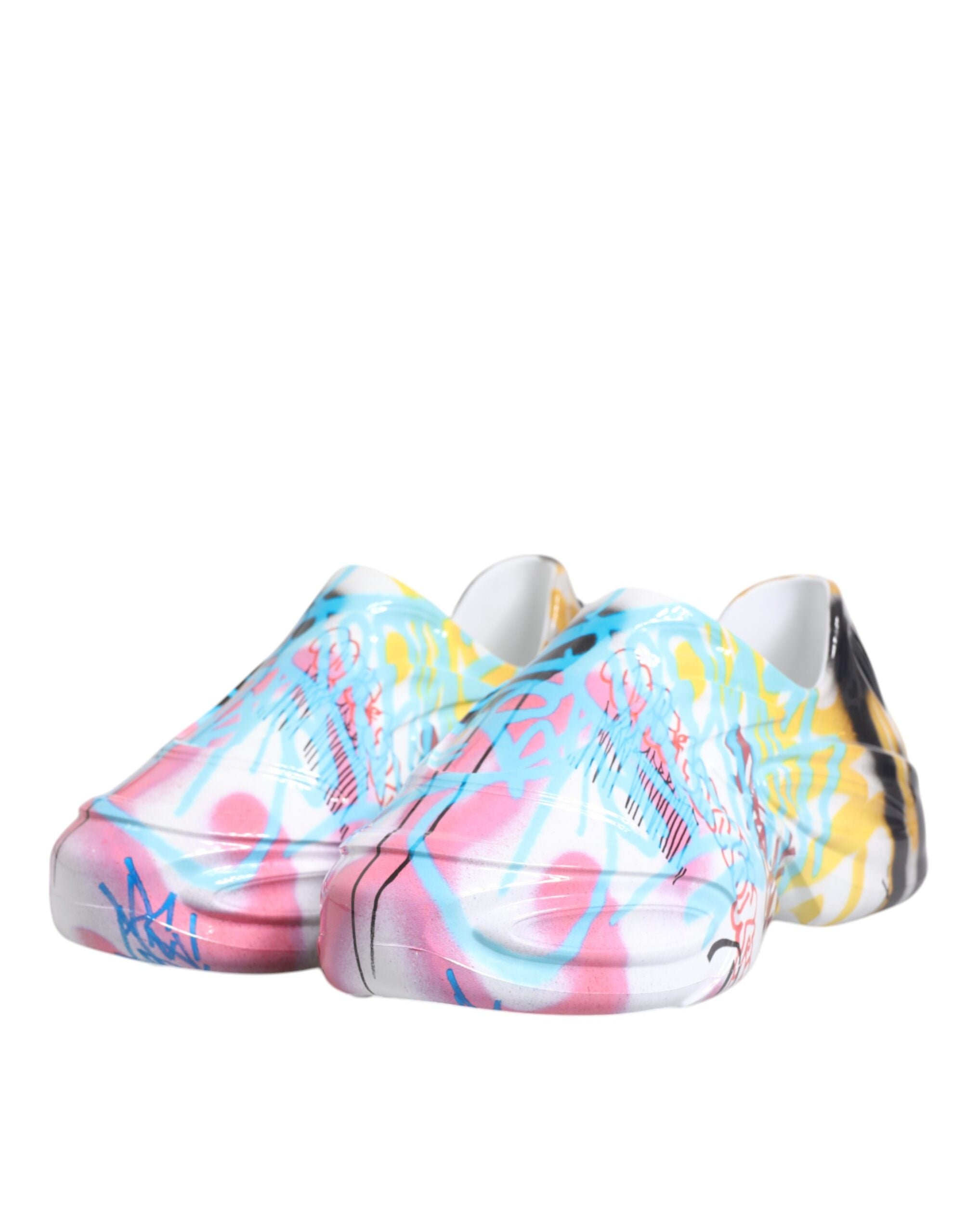 Dolce &amp; Gabbana Daymaster Sneakers mit mehrfarbigem Graffiti