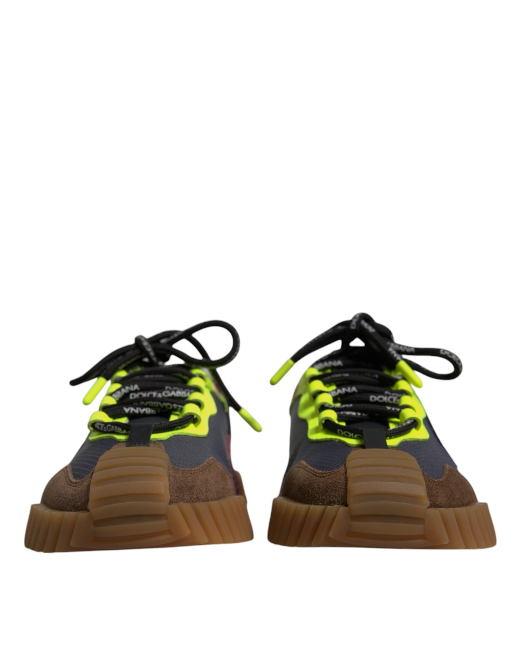 Dolce &amp; Gabbana Mehrfarbige Nylon Low Top NS1 Sneakers Schuhe