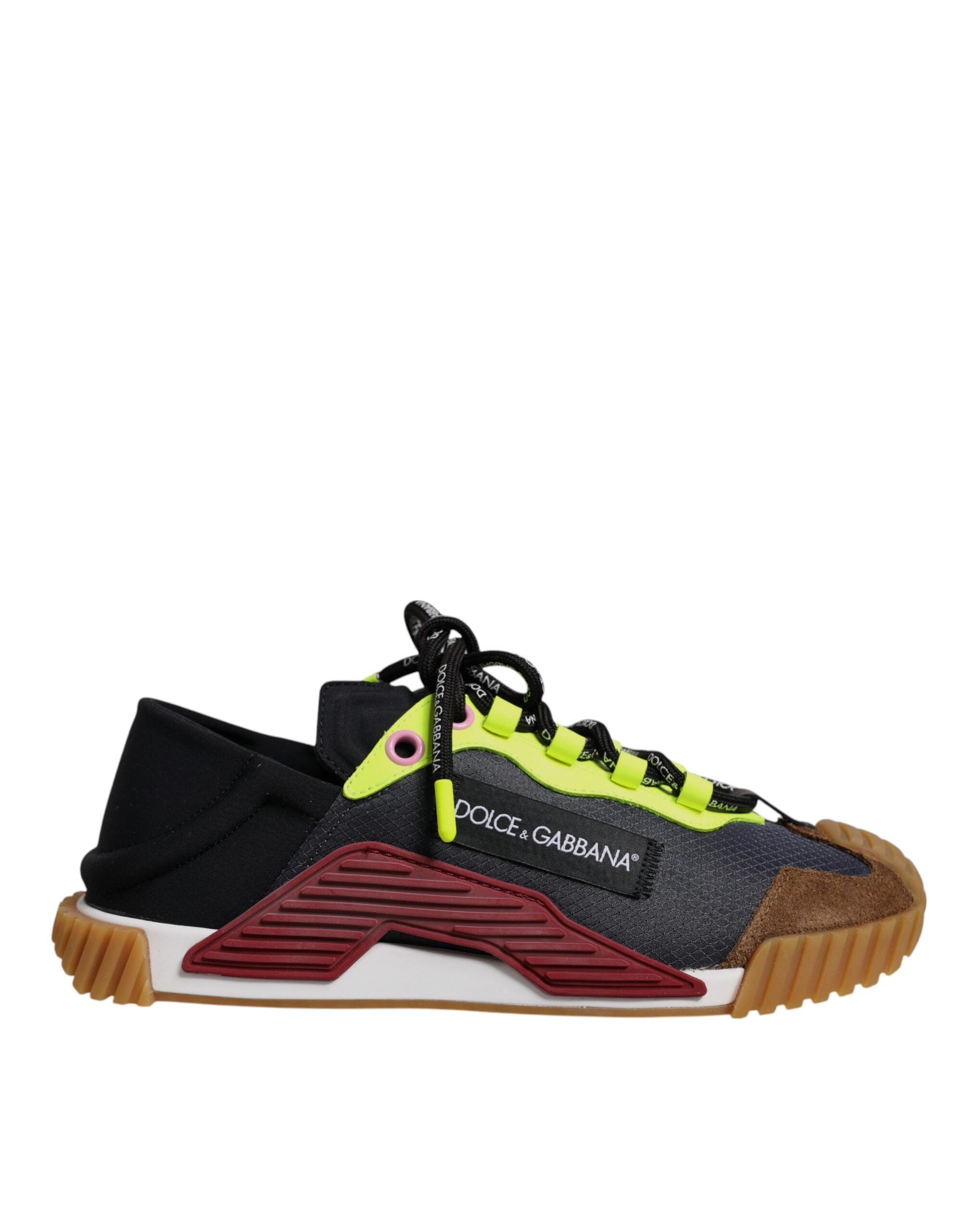 Dolce &amp; Gabbana Mehrfarbige Nylon Low Top NS1 Sneakers Schuhe