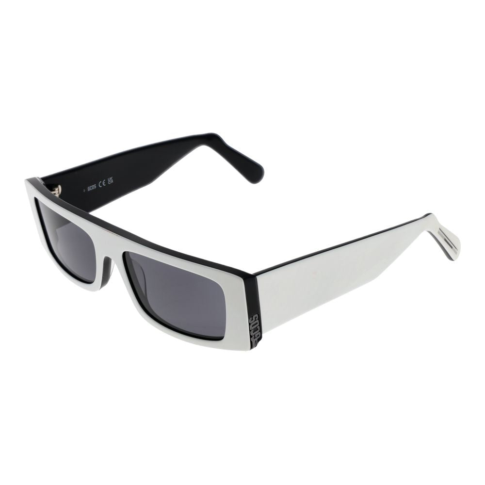 GCDS Weiße Unisex-Sonnenbrille