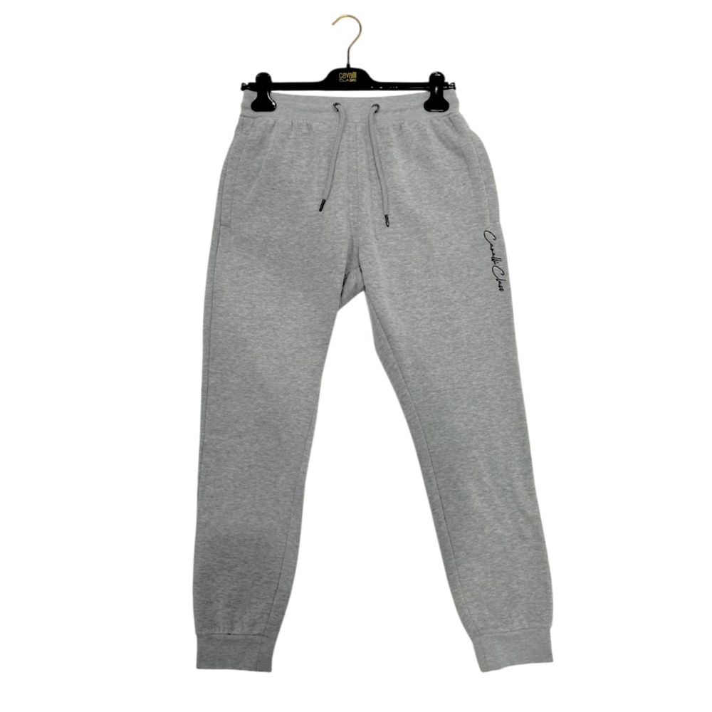 Cavalli Class Graue Polyester-Damenhose