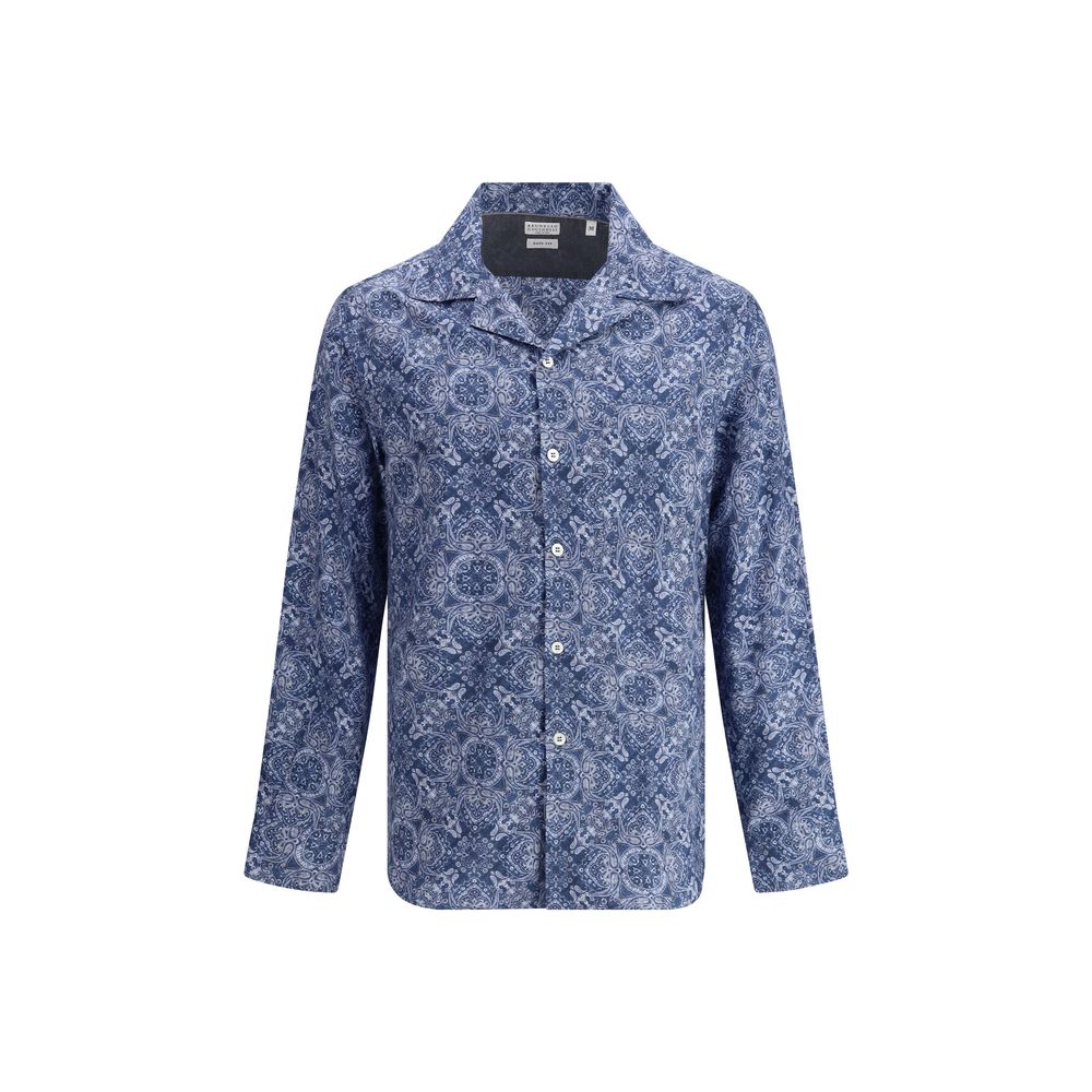 Brunello Cucinelli Hemd mit Paisley-Print