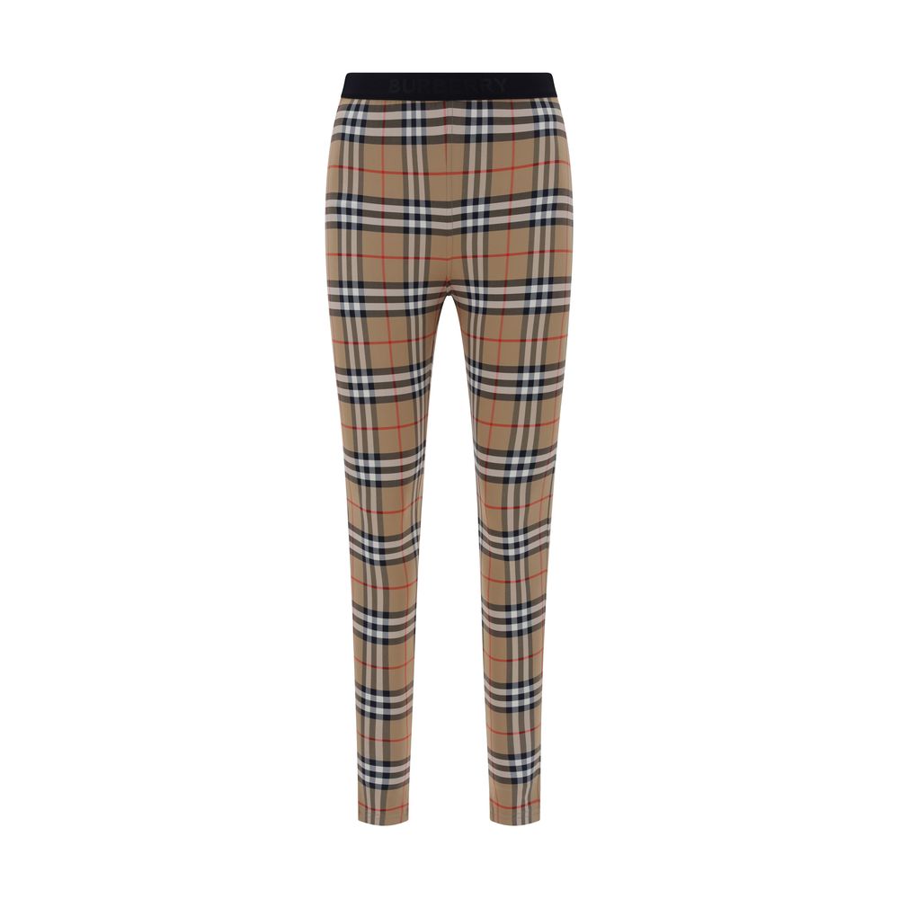 Karierte Leggings aus dem Burberry-Archiv