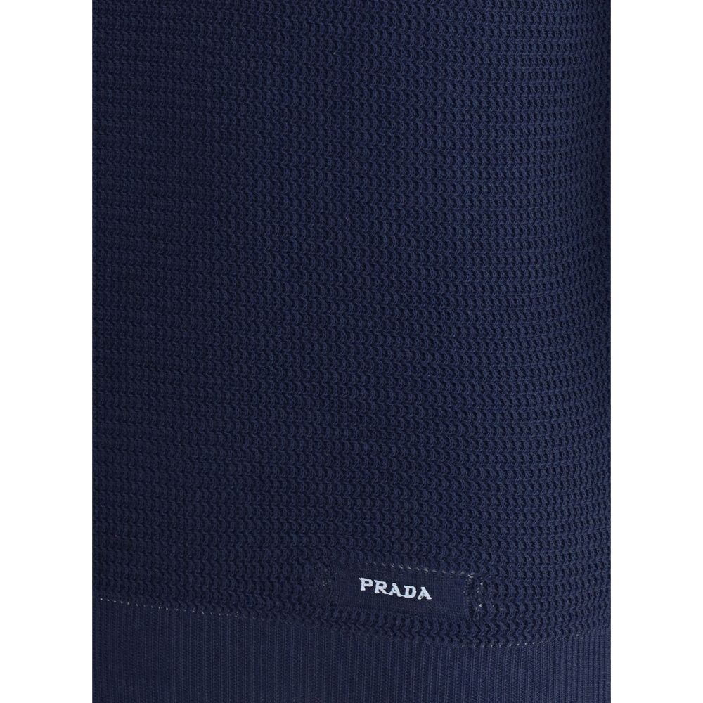 Pulover cu mânecă scurtă Prada