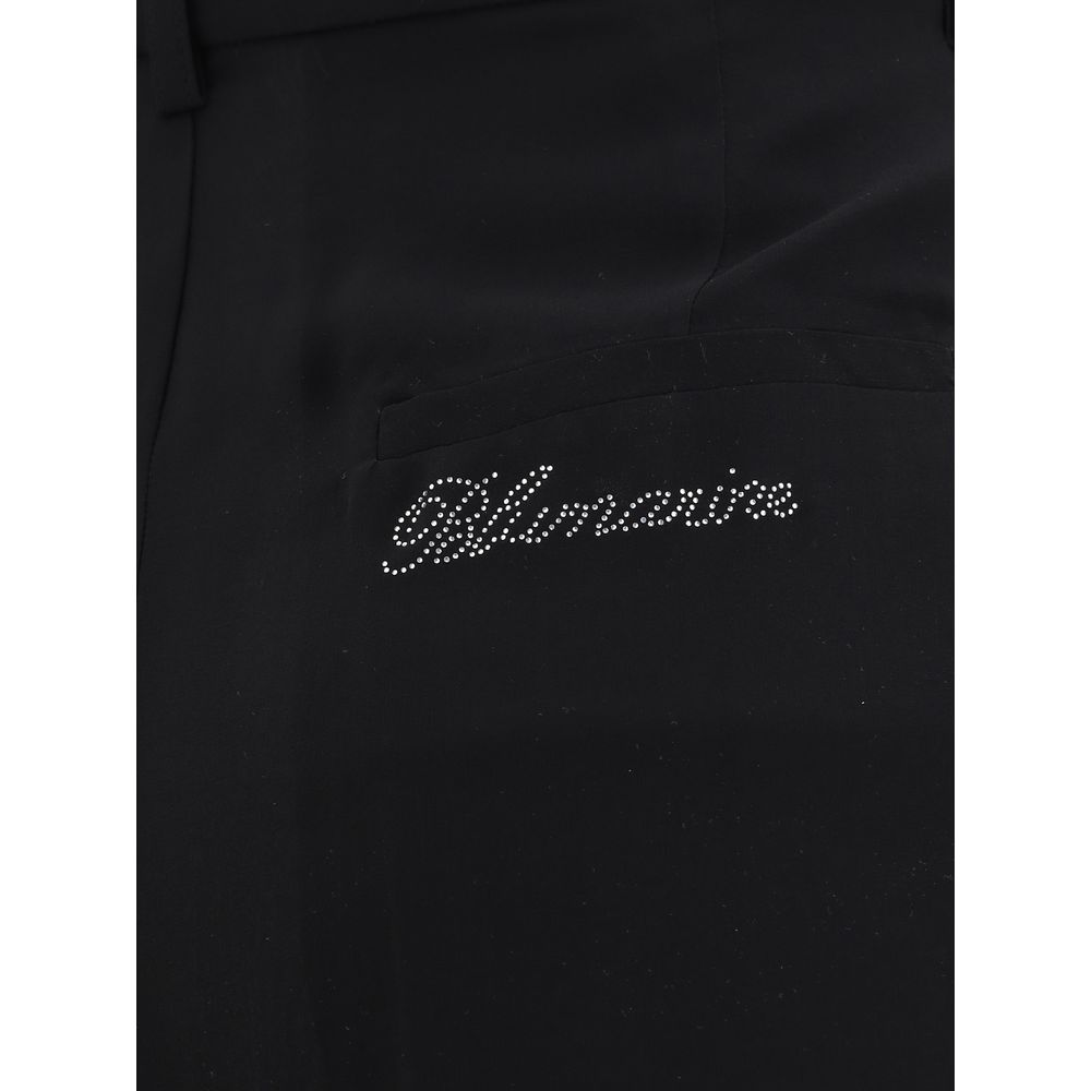 Blumarine Halbtransparente Georgette-Hose