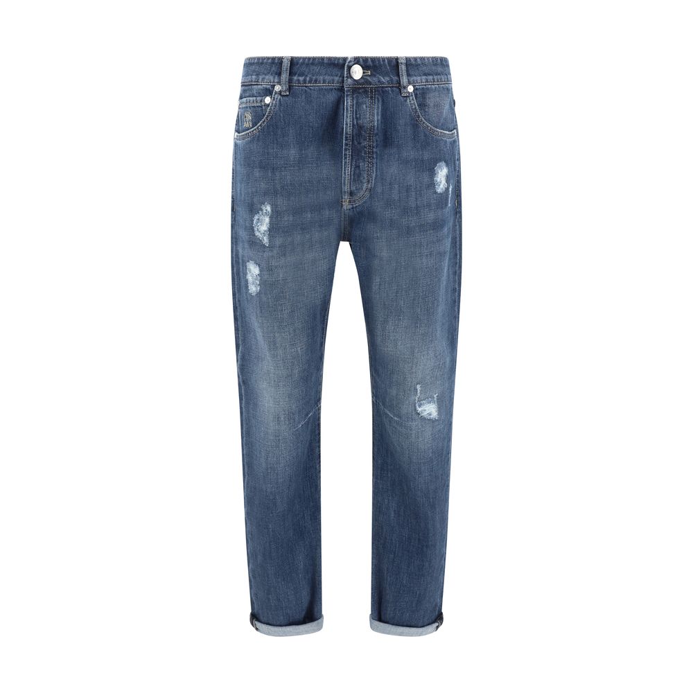 Brunello Cucinelli Abgenutzte Hose