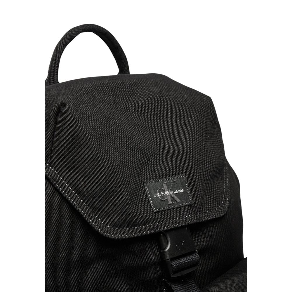 Rucsac Calvin Klein Jeans negru din poliester reciclat