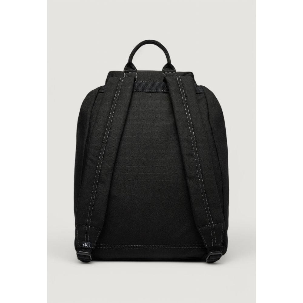 Rucsac Calvin Klein Jeans negru din poliester reciclat