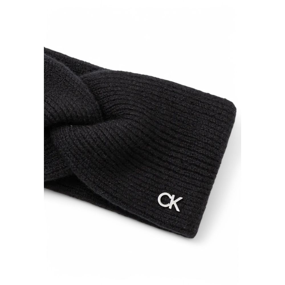 Pălărie neagră din lână Calvin Klein