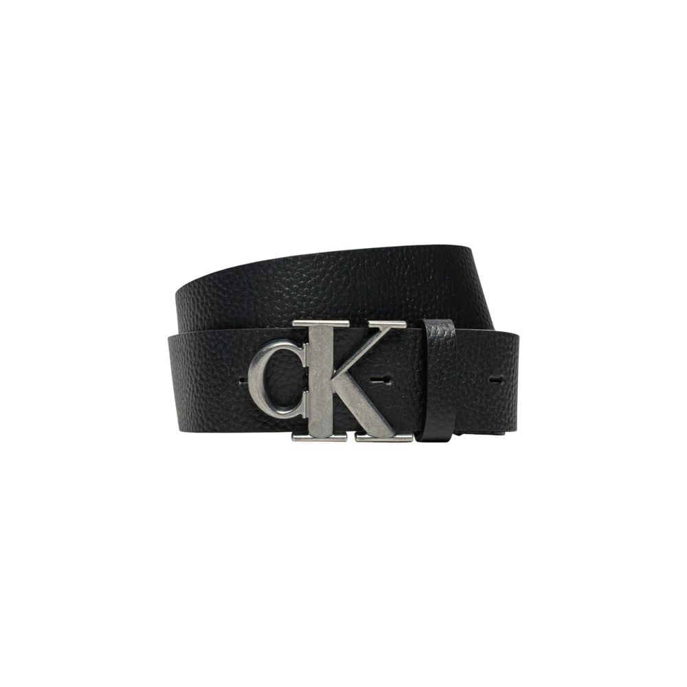 Curea din piele neagră Calvin Klein Jeans