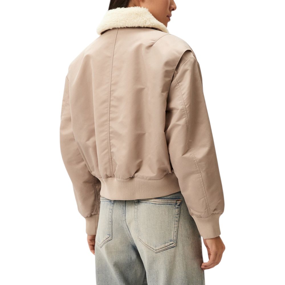Calvin Klein Jeans Beige Polyester Jacken &amp; Mäntel