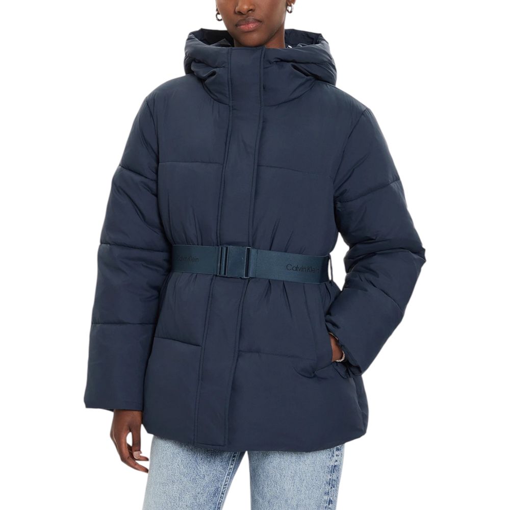 Calvin Klein Jeans – Blaue Nylonjacken und -mäntel