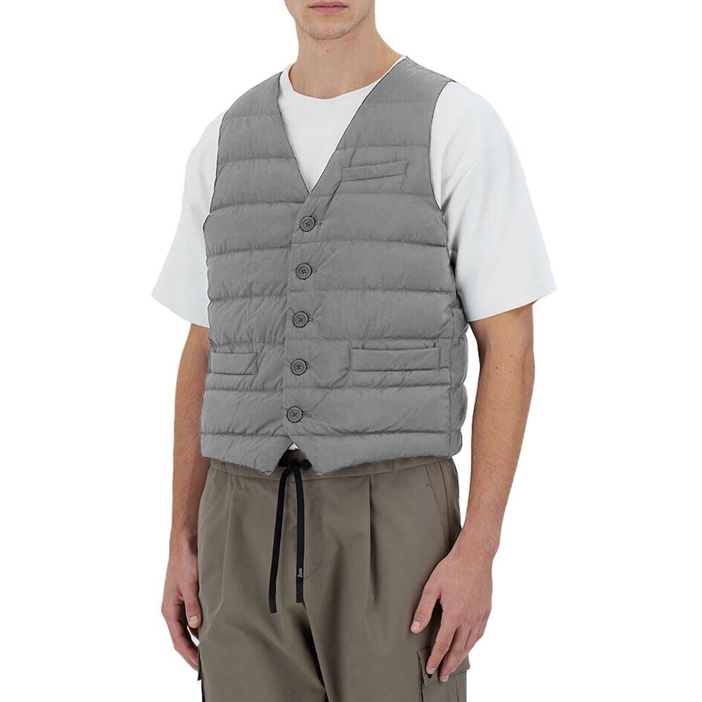 Graue Nylonweste von Herno