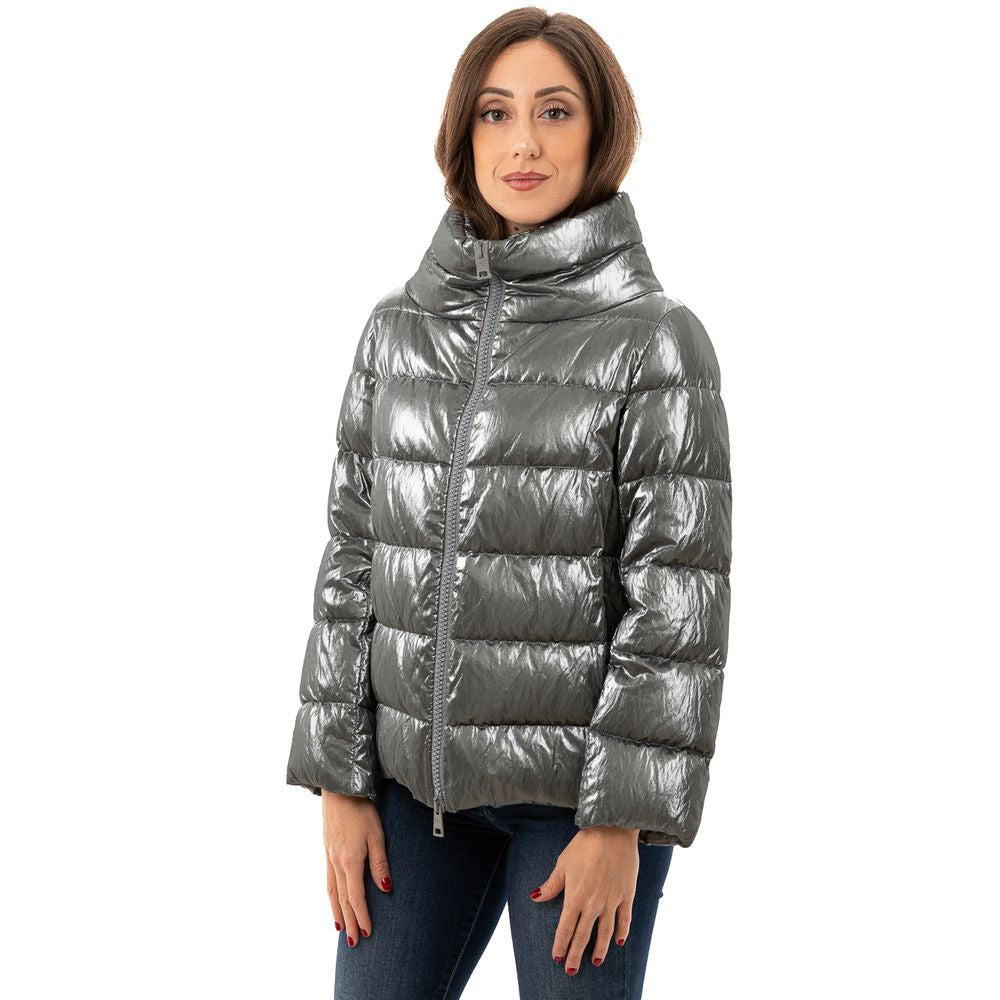 Herno Silber Viskose Jacken &amp; Mantel