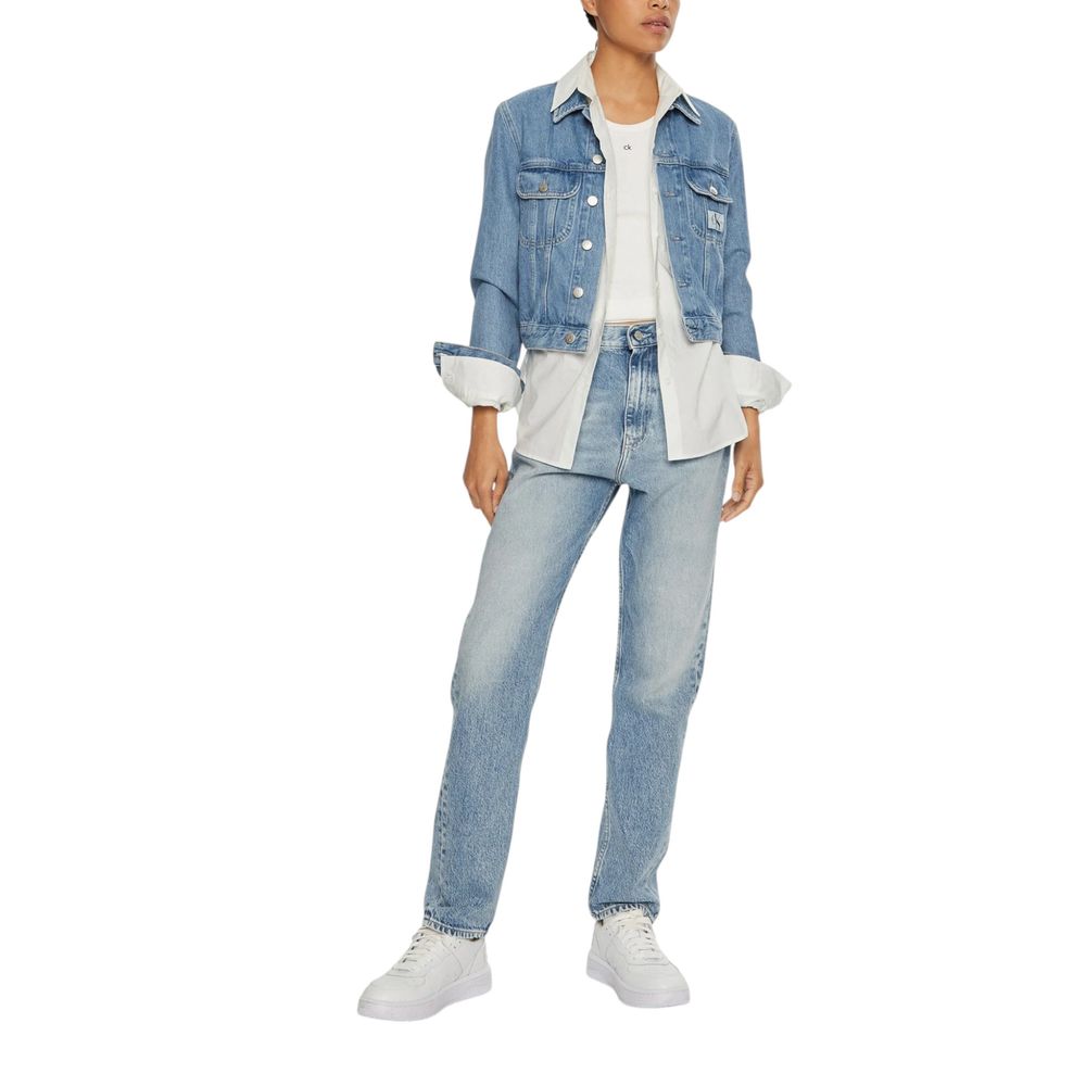 Calvin Klein Jeans Jeans und Hose aus hellblauer Baumwolle