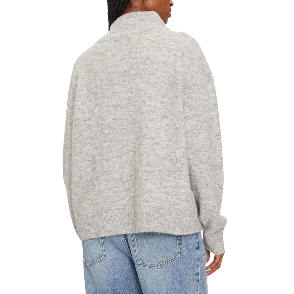 Cardigan Calvin Klein Jeans gri din poliester