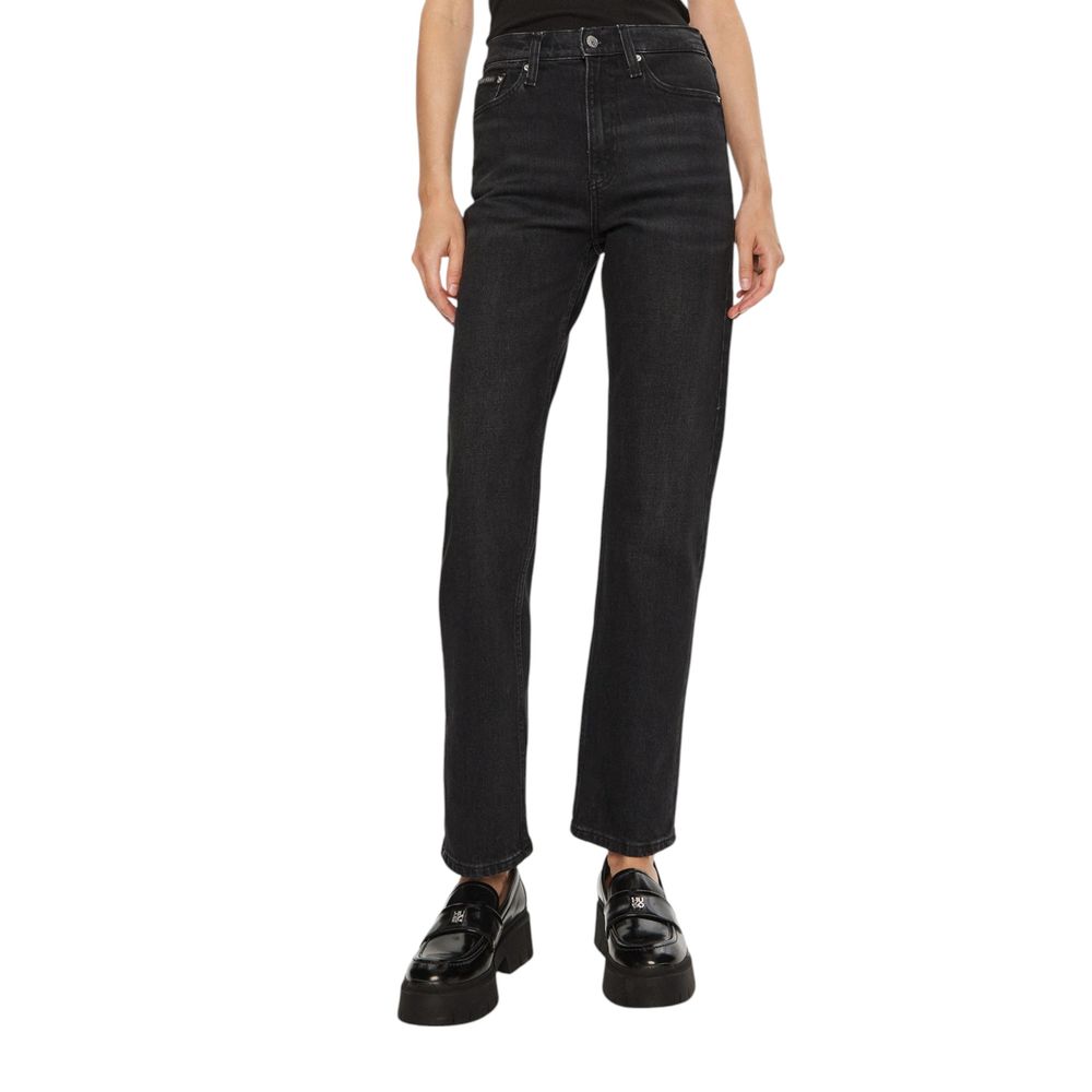Calvin Klein Jeans – Schwarze Jeans und Hose aus Baumwolle