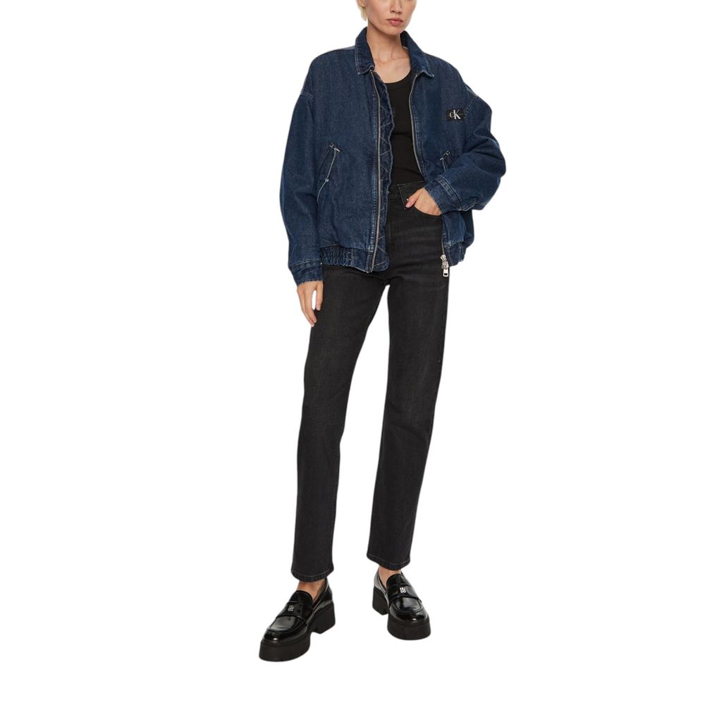 Calvin Klein Jeans – Schwarze Jeans und Hose aus Baumwolle
