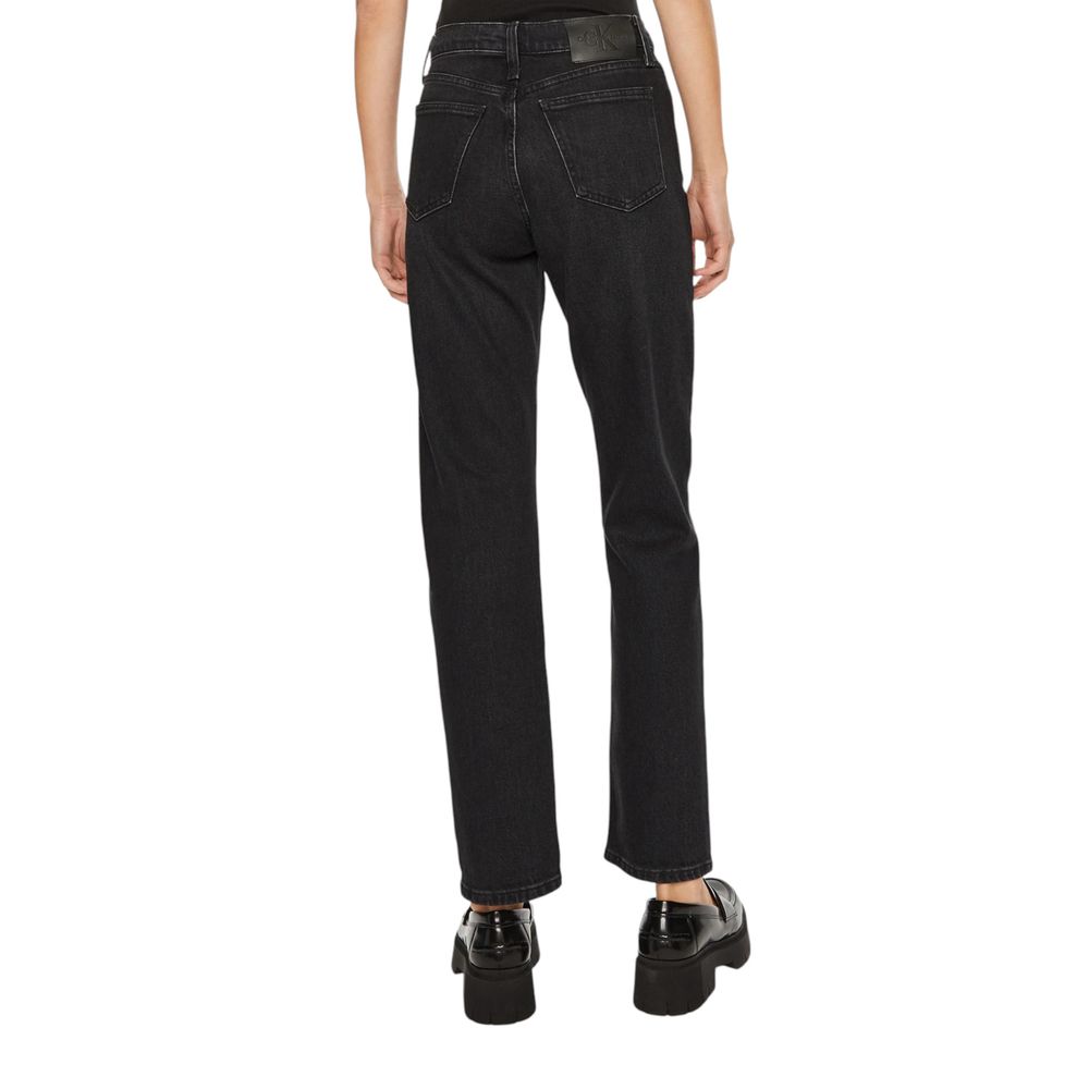 Calvin Klein Jeans – Schwarze Jeans und Hose aus Baumwolle