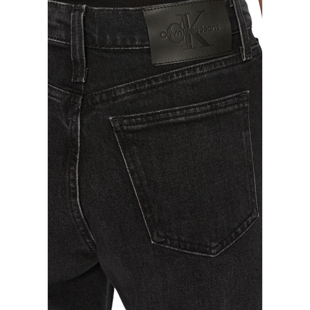 Calvin Klein Jeans – Schwarze Jeans und Hose aus Baumwolle