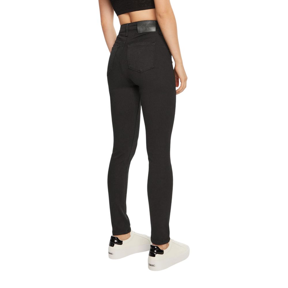 Calvin Klein Jeans – Schwarze Skinny-Jeans aus Baumwolle