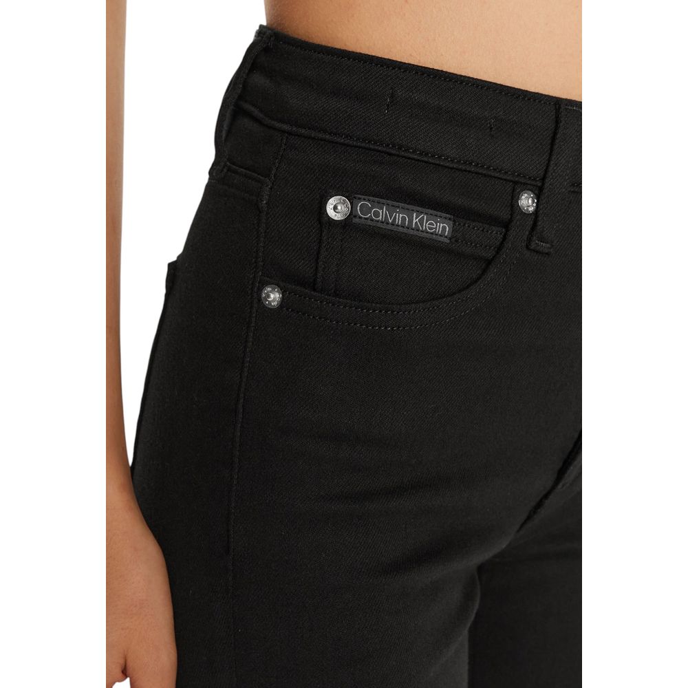 Calvin Klein Jeans – Schwarze Skinny-Jeans aus Baumwolle