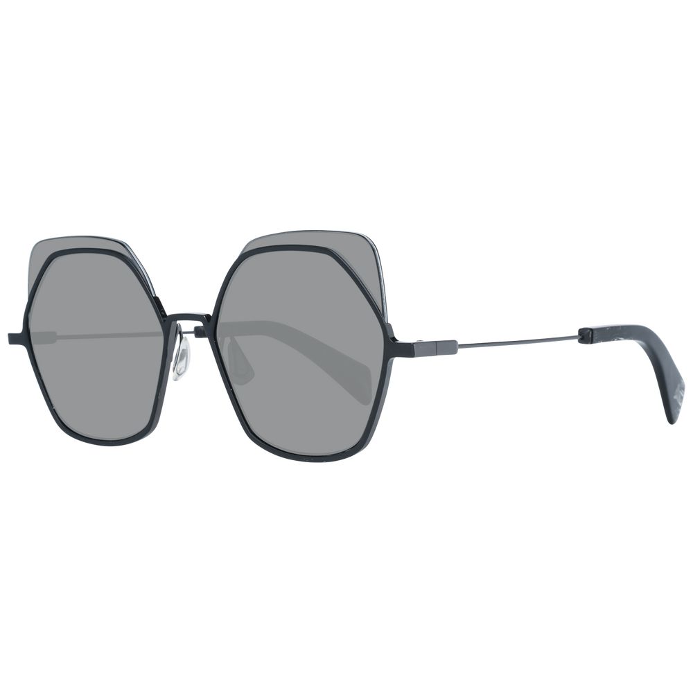 Yohji Yamamoto Schwarze Damen-Sonnenbrille