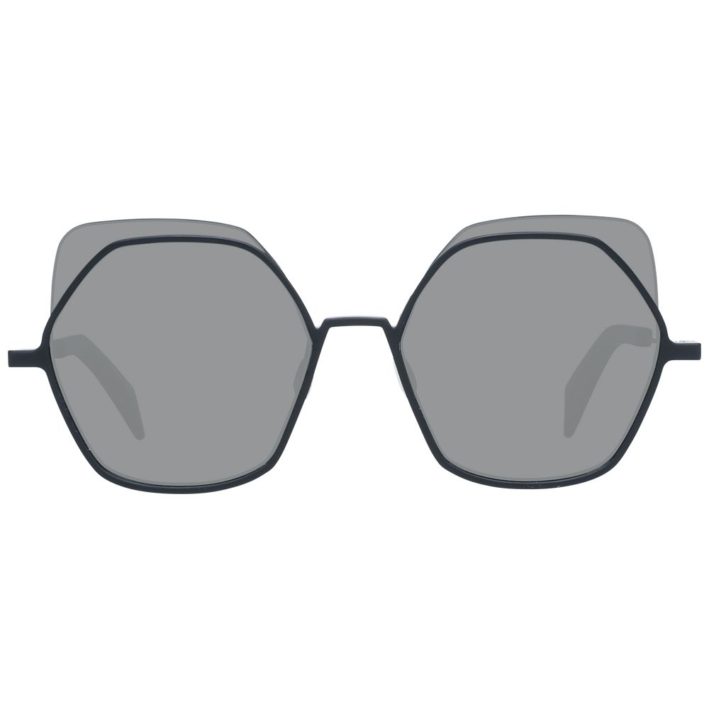 Yohji Yamamoto Schwarze Damen-Sonnenbrille