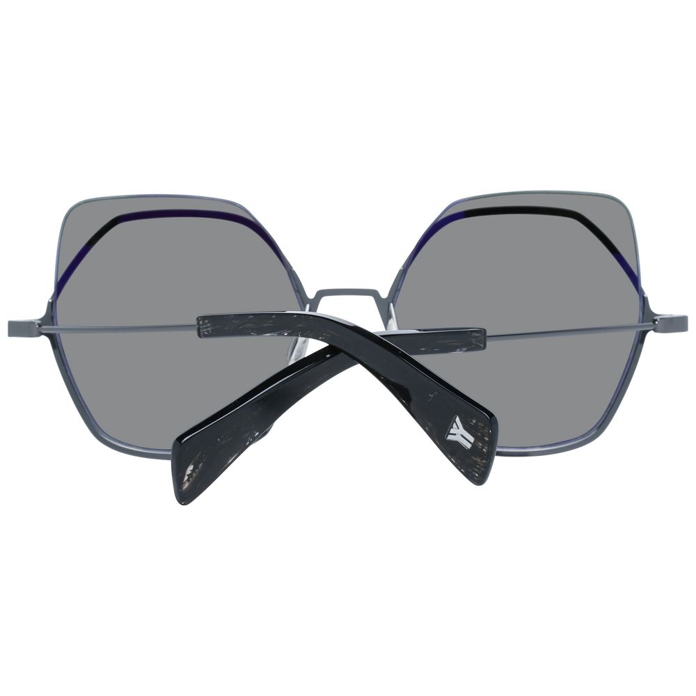 Yohji Yamamoto Schwarze Damen-Sonnenbrille
