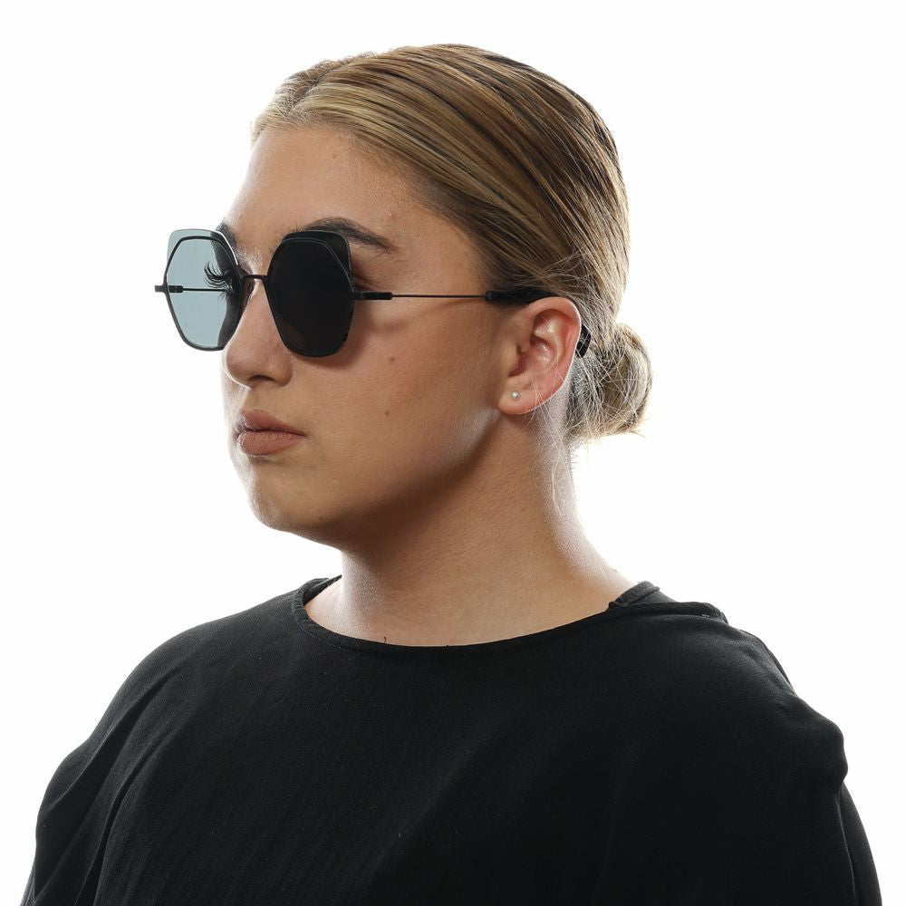 Yohji Yamamoto Schwarze Damen-Sonnenbrille