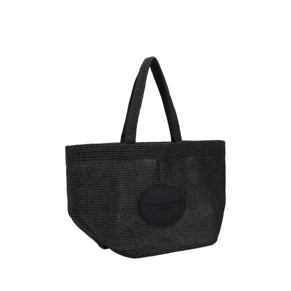 Alexander Wang Punch XL Raffia-Umhängetasche