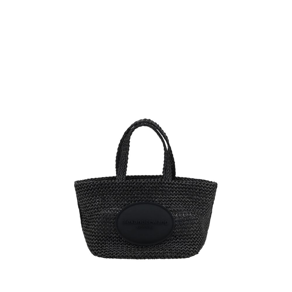 Alexander Wang Punch kleine Raffia-Handtasche