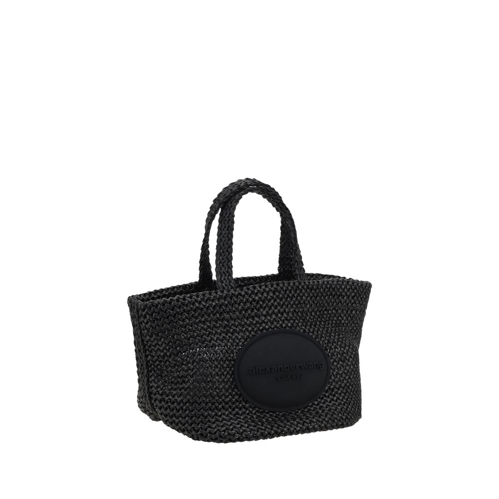 Alexander Wang Punch kleine Raffia-Handtasche