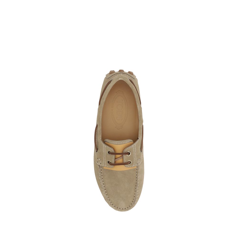 Mocasini Tod's Gommino din piele intoarsa