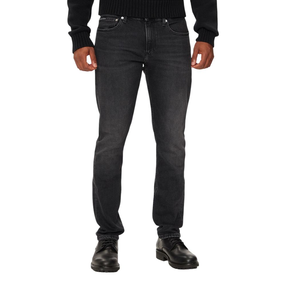 Calvin Klein Jeans – Schwarze Jeans und Hose aus Baumwolle