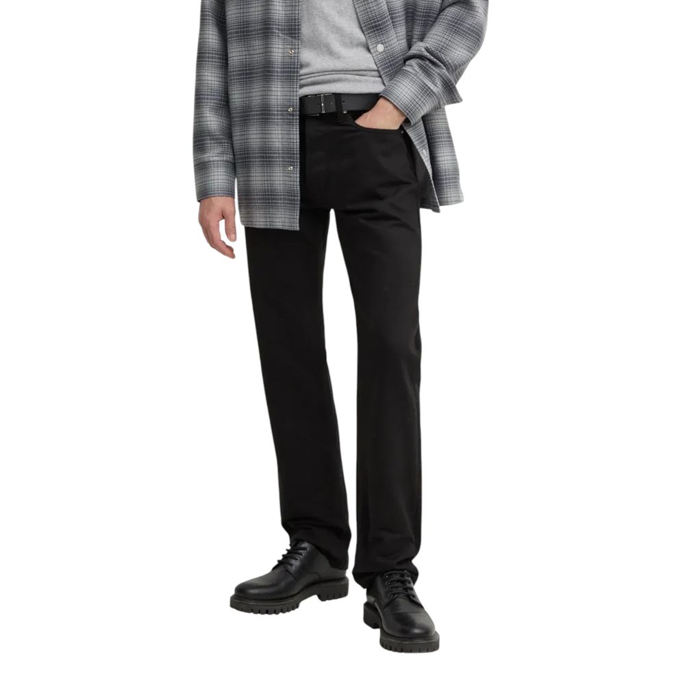 Calvin Klein Jeans – Schwarze Jeans und Hose aus Baumwolle