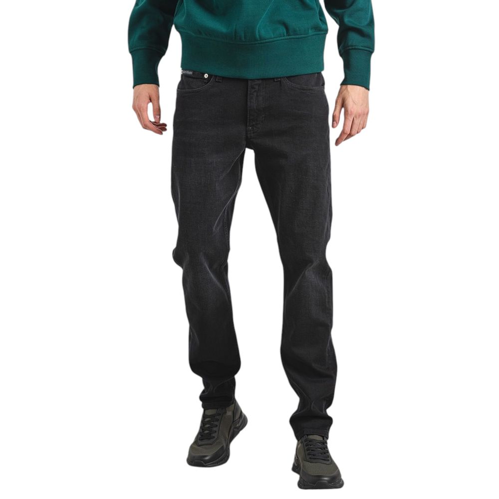 Calvin Klein Jeans – Schwarze Jeans und Hose aus Baumwolle