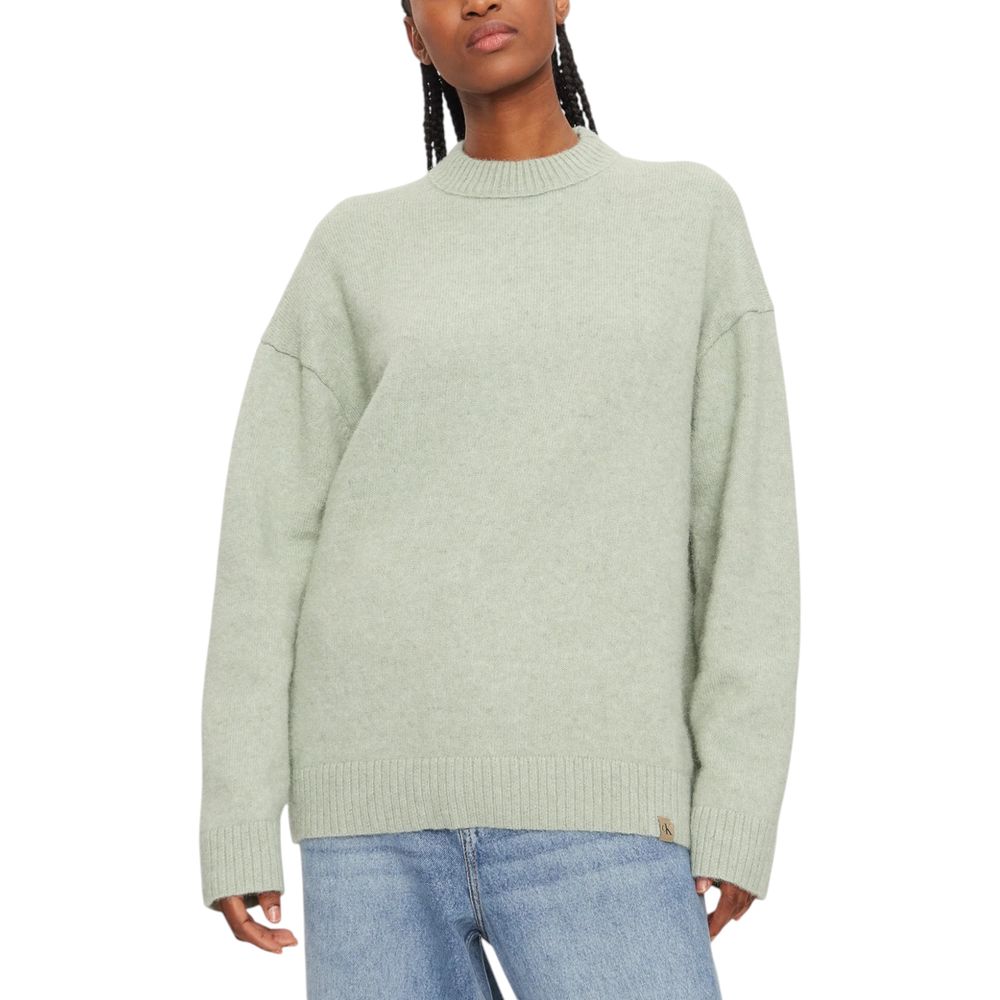 Calvin Klein Jeans – Grüner Polyesterpullover