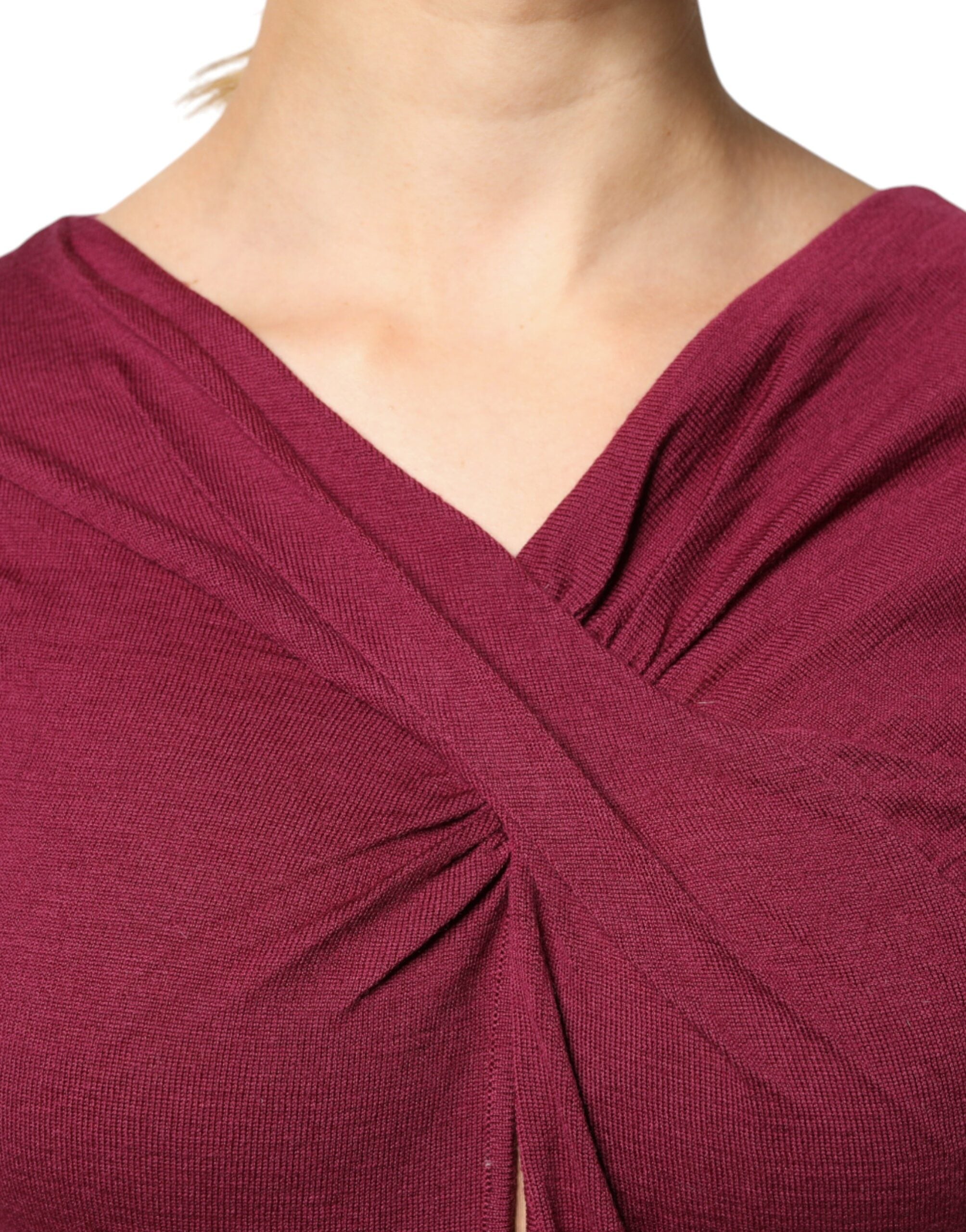 Pulover Roberto Cavalli Maro cu imprimeu Keyhole Knit