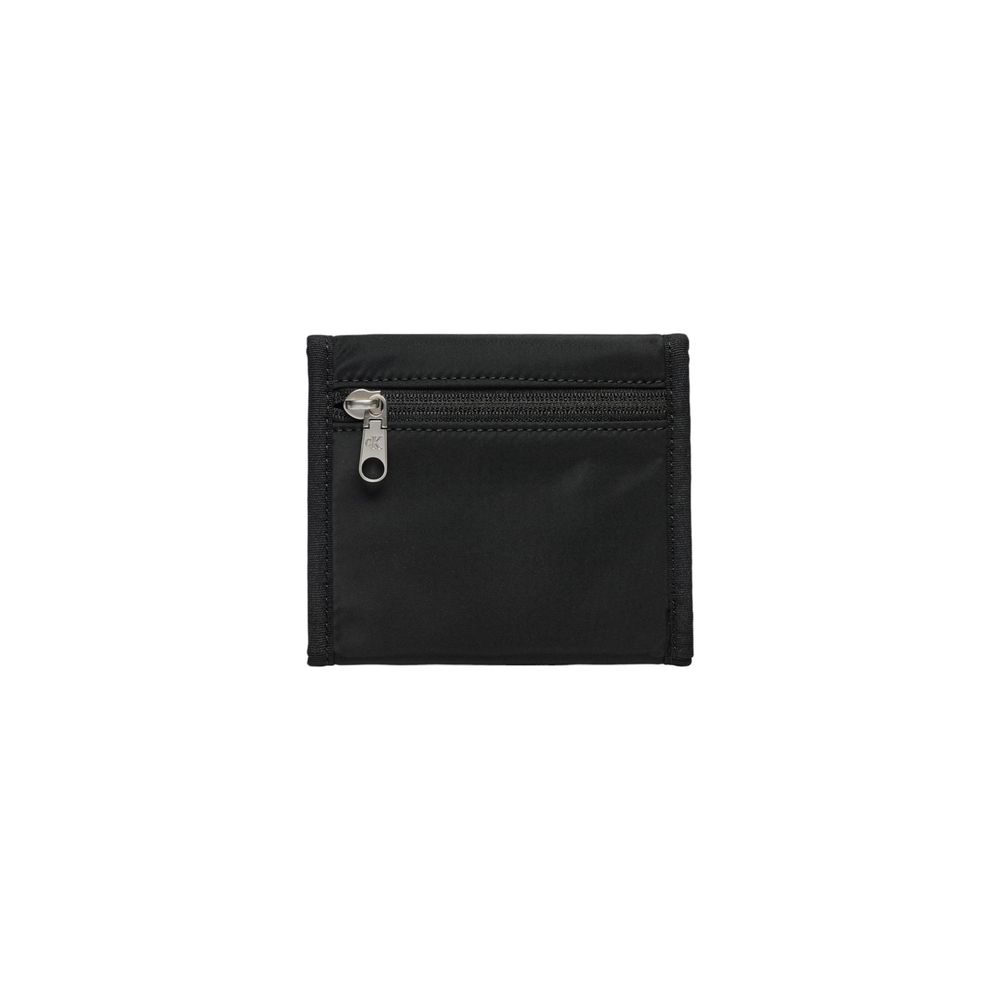Portofel Calvin Klein Jeans negru din poliester reciclat