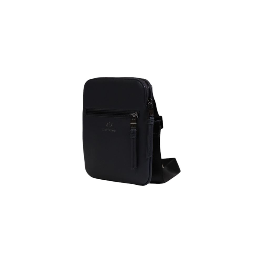 Geantă de mână Armani Exchange albastră din poliester