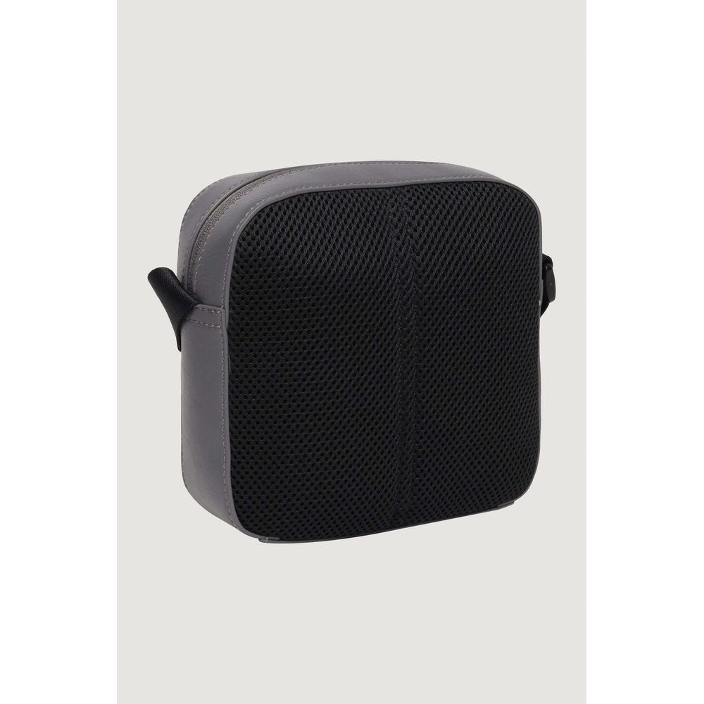 Geantă de mână Calvin Klein gri din poliester reciclat