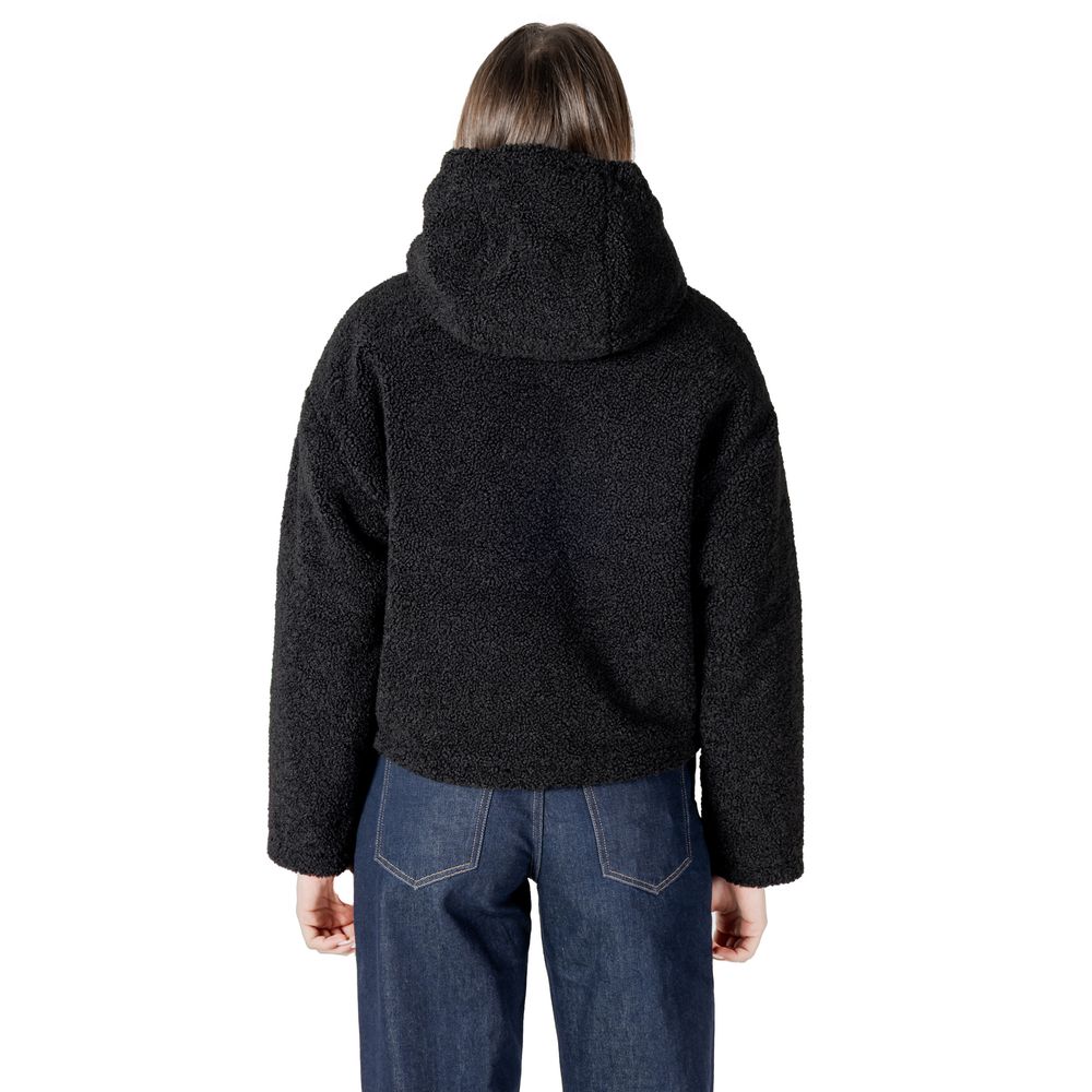 Calvin Klein Jeans – Schwarze Polyesterjacken und -mäntel
