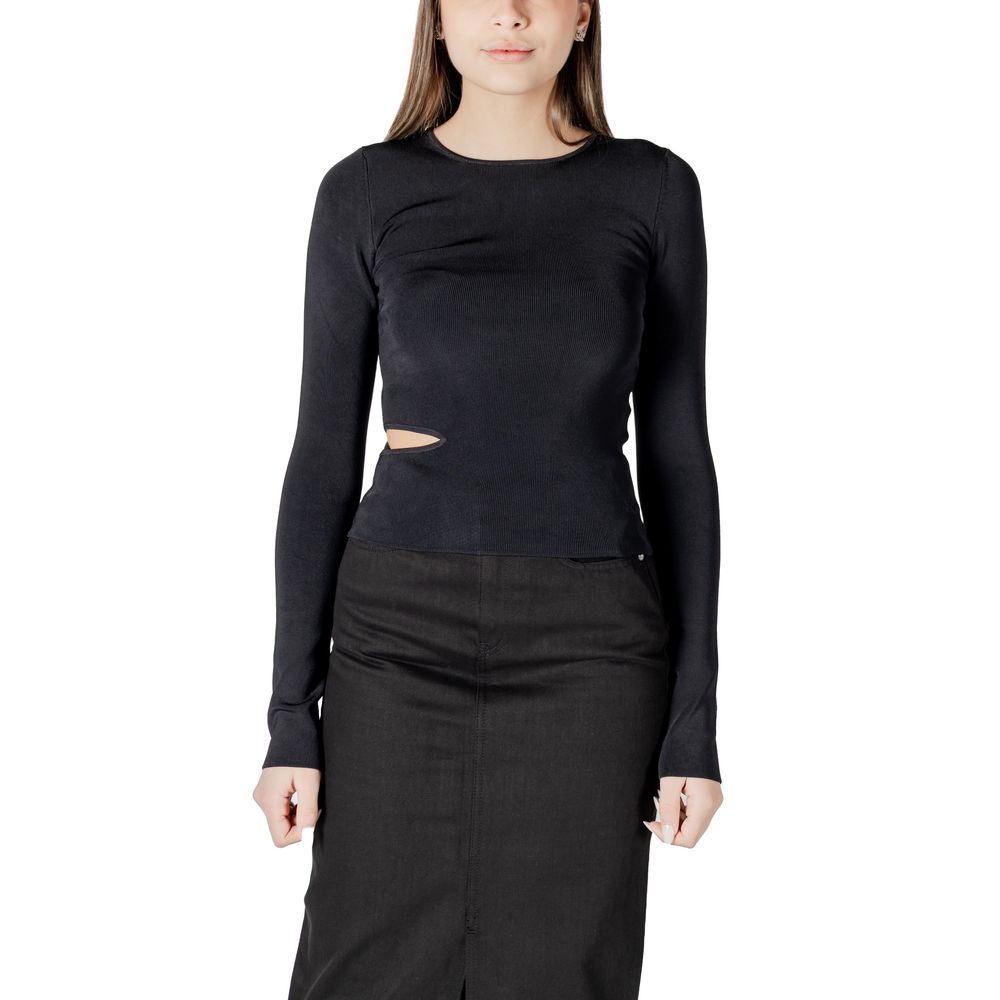 Calvin Klein Jeans – Schwarze Oberteile und T-Shirts aus Viskose