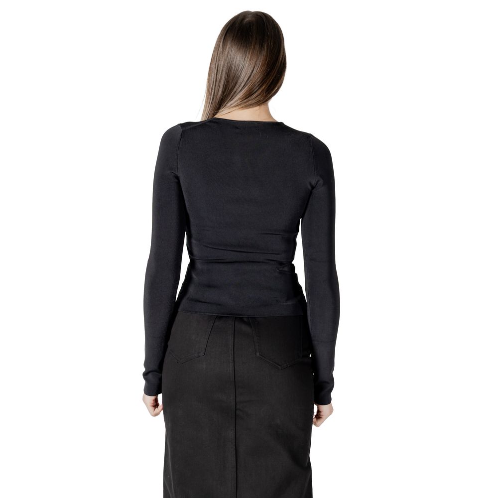Calvin Klein Jeans – Schwarze Oberteile und T-Shirts aus Viskose