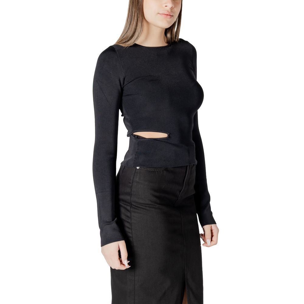 Bluze și tricou Calvin Klein Jeans negre din raion