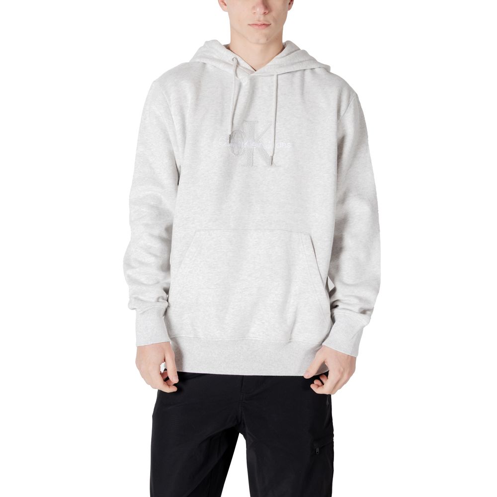 Grauer Baumwollpullover von Calvin Klein Jeans